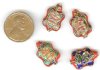 4 18x12mm Red Cloisonn� Turtles